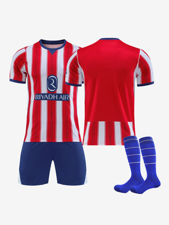 Blank26/27 Atlético Madrid Heimtrikot-Set personalisierbar 3-teilig für Erwachsene und Kinder