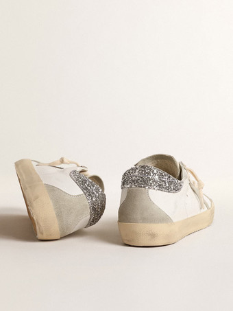 Zapatillas de skate con purpurina para mujer informales con cordones y punta redonda