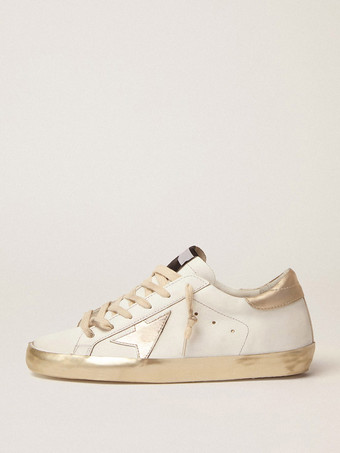 marfil Zapatillas de deporte para mujer con diseño de patines y punta redonda con cordones y diseño metálico