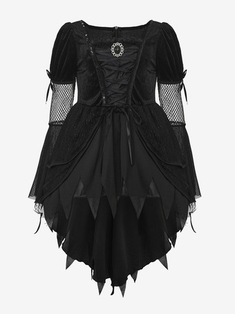 女性用ハロウィンコスチューム 魔女 ゴシックロリータ ハロウィンコスチューム