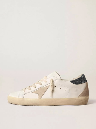 SchwarzEcru-weiße Skate-Sneakers für Damen runde Zehenpartie flache Freizeitschuhe