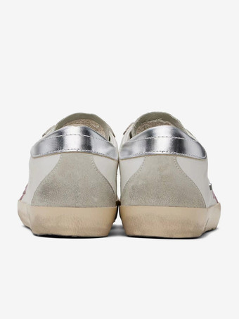 Damen-Skate-Sneaker rosafarbene Schnür-Sneaker mit Sternmuster