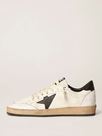 blanco Zapatillas blancas con cordones para mujer zapatos de skate