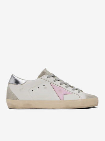 Damen-Skate-Sneaker rosafarbene Schnür-Sneaker mit Sternmuster