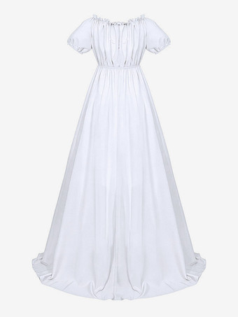ダフネ・ブリジャートン風コスチュームドレス（女性用）、ヴィンテージリージェンシードレス、ヴィクトリアンボールガウン、ハイウエストライン、ジェーン・オースティン風ドレス