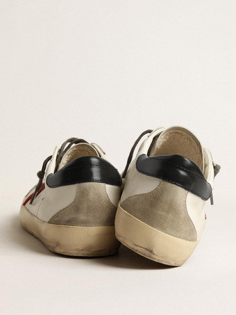 Baskets basses décontractées à bout rond pour homme imprimées d'étoiles rouges