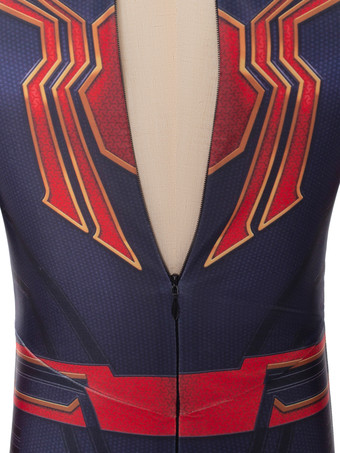 スパイダーマンホームカミングアイアンスパイダーキッズコスプレレッドライクラスパンデックスマーベルコミックコスプレコスチューム