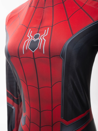 マーベルコミックスパイダーマン家から遠く離れたスパイダーマンコスプレコスチュームライクラスパンデックスキャットスーツマーベルコミック