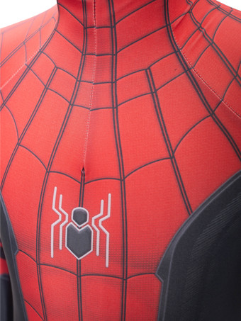 マーベルコミックスパイダーマン：ファーフロムホームコスプレピーターパーカーキッドライクラスパンデックスコスプレジャンプスーツ