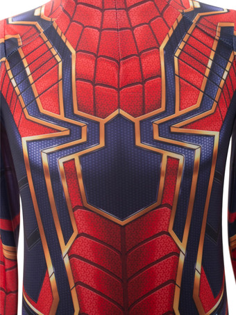 スパイダーマンホームカミングアイアンスパイダーキッズコスプレレッドライクラスパンデックスマーベルコミックコスプレコスチューム