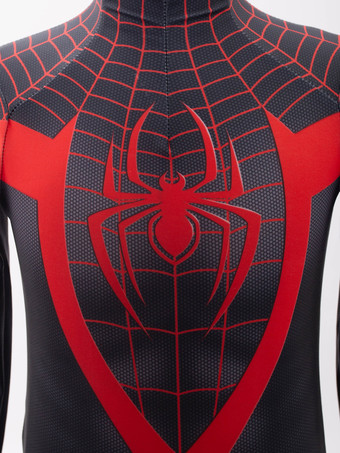 マーベルコミックスキッズ PS5 2026 スパイダーマン マイルズ モラレス 全身タイツ ジャンプスーツ コスプレ衣装