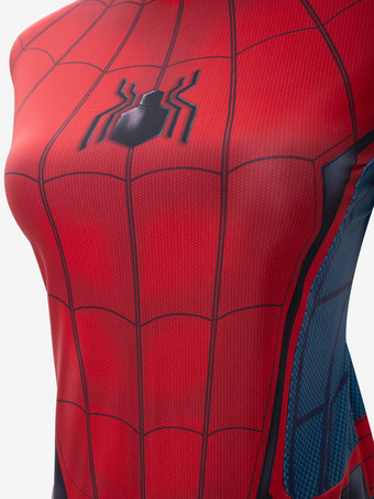 スパイダーマンコスチューム 大人用 ホームカミング ピーター・パーカー コスプレスーツ フード付き