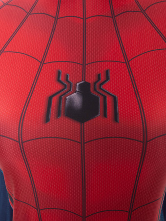 スパイダーマンコスチューム 大人用 ホームカミング ピーター・パーカー コスプレスーツ フード付き