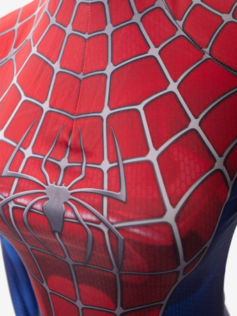 女性用スパイダーマンコスチューム 本物の赤いスーパーヒーロー ライクラ スパンデックス ジャンプスーツ キャットスーツ ゼンタイ