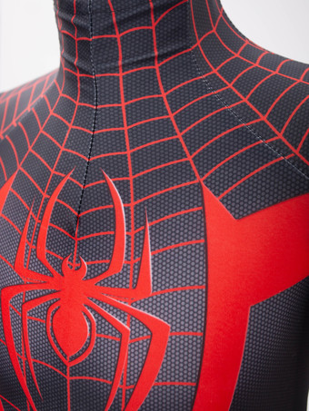 マーベルコミックスキッズ PS5 2026 スパイダーマン マイルズ モラレス 全身タイツ ジャンプスーツ コスプレ衣装