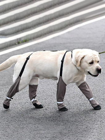 Leggings per cani antifango protezioni regolabili per le zampe degli animali domestici con cinturino ideali per passeggiate all'aperto su terreni sporchi.
