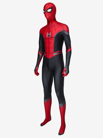 マーベルコミックスパイダーマン家から遠く離れたスパイダーマンコスプレコスチュームライクラスパンデックスキャットスーツマーベルコミック