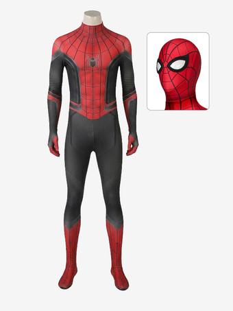 マーベルコミックスパイダーマン家から遠く離れたスパイダーマンコスプレコスチュームライクラスパンデックスキャットスーツマーベルコミック