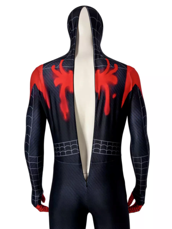 スパイダーマンマイルズモラレスコスプレジャンプスーツマーベルコミックススーパーヒーローコスプレコスチューム大人用
