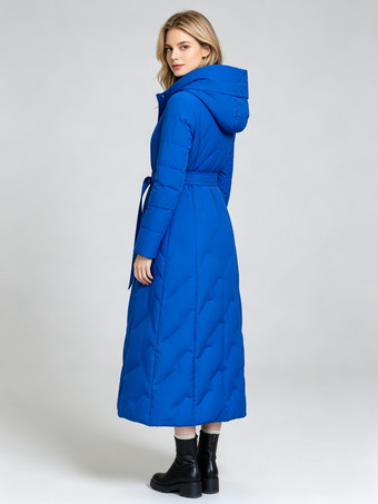Women's Long Down Jacket Winter Puffer Coat Thick Warm Outerwear