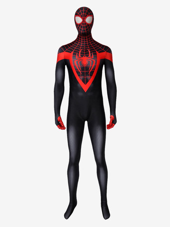 究極のスパイダーマンコスチュームマイルズモラレスマーベルコミックスーパーヒーローコスプレキャットスーツ