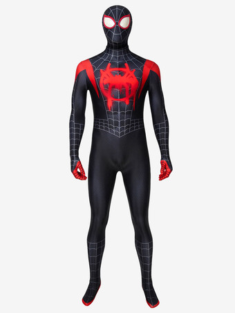 スパイダーマンマイルズモラレスコスプレジャンプスーツマーベルコミックススーパーヒーローコスプレコスチューム大人用