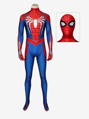 スパイダーマンアドバンスドスーツコスプレコスチュームライクラスパンデックスアダルトマーベルPS4ゲームコスプレコスチュームキャットスーツ
