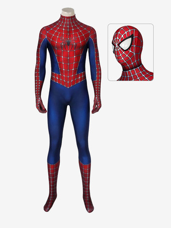 マーベルコミックスパイダーマンマーベルコミックトビーマグワイアスター付きコスプレコスチューム