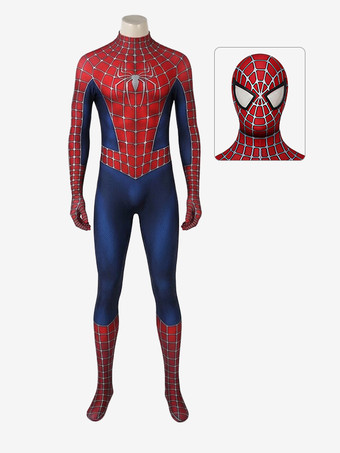 レッド スパイダーマン2 トビー・マグワイア スーツ コミック カーニバル ハロウィン コスプレ コスチューム