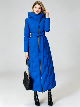 Women's Long Down Jacket Winter Puffer Coat Thick Warm Outerwear