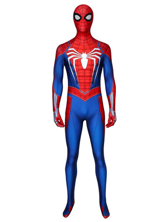 ロイヤルブルースパイダーマンアドバンスドスーツコスプレコスチュームライクラスパンデックスアダルトマーベルPS4ゲームコスプレコスチュームキャットスーツ
