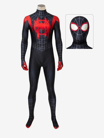 スパイダーマンマイルズモラレスコスプレジャンプスーツマーベルコミックススーパーヒーローコスプレコスチューム大人用