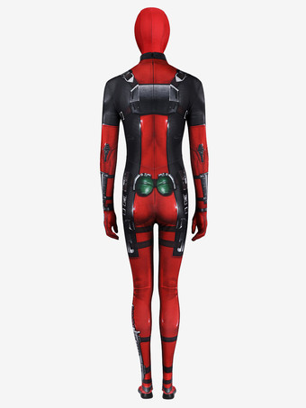 レディプールコスチューム デッドプール コミック コスプレ ボディスーツ スーパーヒーロー 女性用ジャンプスーツ 女性用スーパーヒーローコスチューム