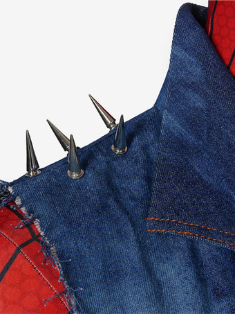 スパイダーマン PS4 コスチューム ゲームバージョン スパイダーパンク ボディスーツ