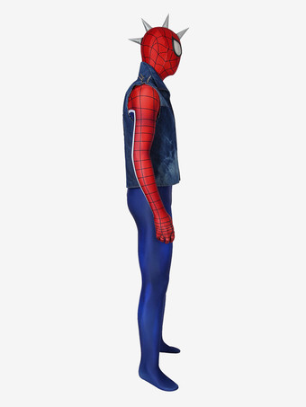 スパイダーマン PS4 コスチューム ゲームバージョン スパイダーパンク ボディスーツ