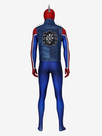 スパイダーマン PS4 コスチューム ゲームバージョン スパイダーパンク ボディスーツ