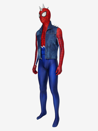 スパイダーマン PS4 コスチューム ゲームバージョン スパイダーパンク ボディスーツ
