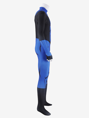 Costume cosplay di Mark Grayson vestito blu stampato dalla serie Invincible S3.