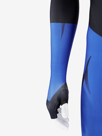 Costume cosplay di Mark Grayson vestito blu stampato dalla serie Invincible S3.