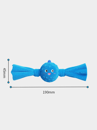 かわいいタコのTPRぬいぐるみ、音の鳴る犬用噛むおもちゃ、小型犬・中型犬用耐久性のある歯固めおもちゃ、分離不安の緩和