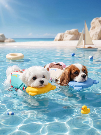 Hipidog 強力浮力ペット用ライフジャケット、体重3～80ポンドの小型・中型・大型犬用、調節可能・クイックリリース式犬用スイミングベスト