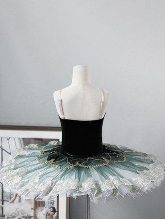 女の子用バレエチュチュドレス ふわふわチュール プリンセスダンススカート 白鳥の湖コスチューム リサイタルパフォーマンスやバレエクラス用