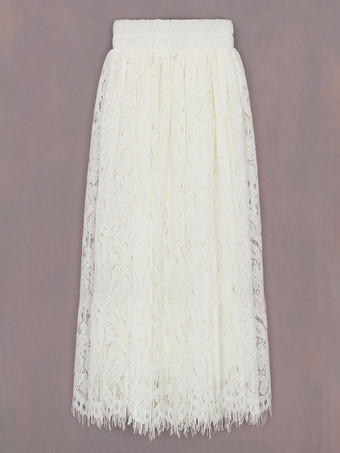 ツーピースの白いフラワーガールドレス、白いレースのノースリーブのジュエルネックのフラワーガールドレス