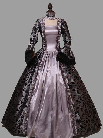 Vestido Tudor rococó de inspiración vintage con volantes de encaje gargantilla diseño retro de escote cuadrado coqueto estilo royalcore vestido de carnaval.