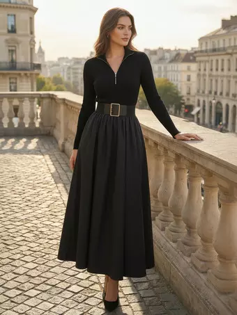 navy blue a line dress plus size Dark wrap Perfect for prom Web Collection: Formal Dresses Enya Backless Mini Dress Size:L / US 10-12