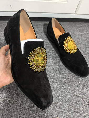 スエード メンズ ローファー ラウンドトゥ デザイン スリッポン ドレスシューズ