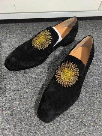 スエード メンズ ローファー ラウンドトゥ デザイン スリッポン ドレスシューズ