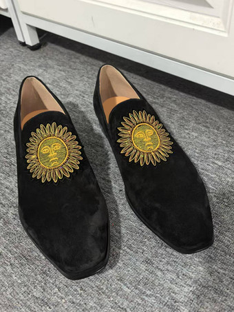 スエード メンズ ローファー ラウンドトゥ デザイン スリッポン ドレスシューズ