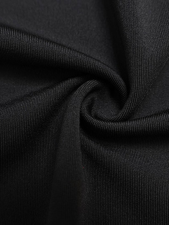 Mini abito da festa aderente con scollo a V e maniche lunghe in pizzo per donna 2026