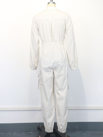 Cargo-Overall mit elastischem Bund und Taschen für Damen 2026